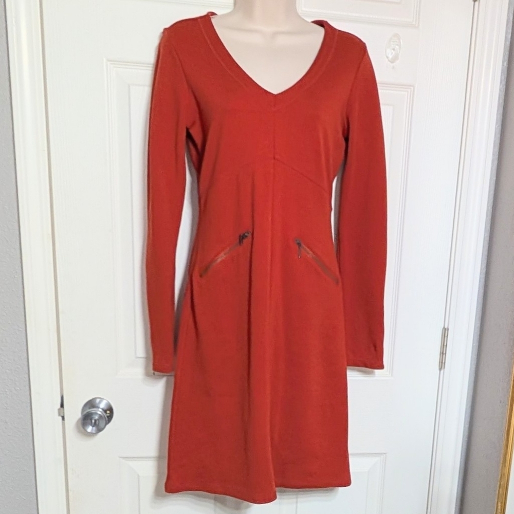 XS Athleta Burnt Orange Dress. NWOT